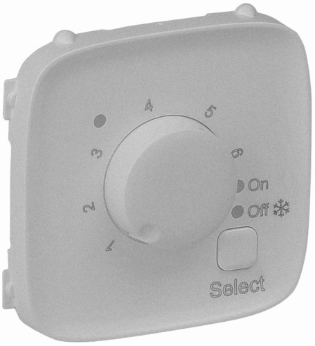 Лицевая панель Legrand Valena Allure для терморегулятора алюминий картинка